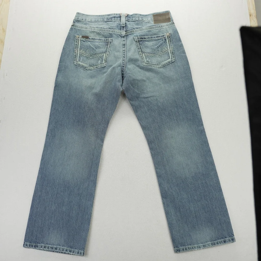 Ariat M5 Straight Fit Straight Leg Jeans Mens 34x30 Light Wash Blue Denim